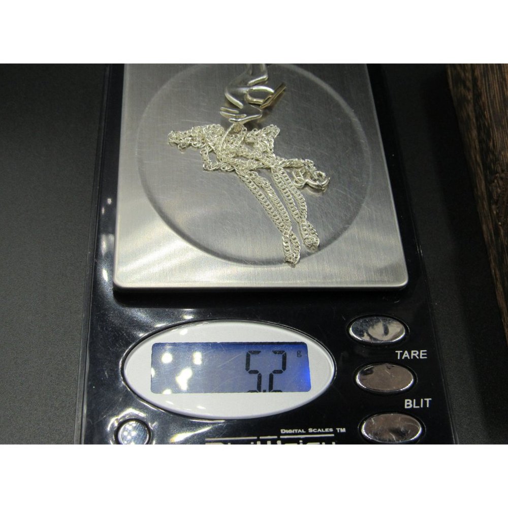 16" Sterling Silver Kokopelli Idol Pendant Necklace Vintage Minimalist Everyday - Picture 7 of 7